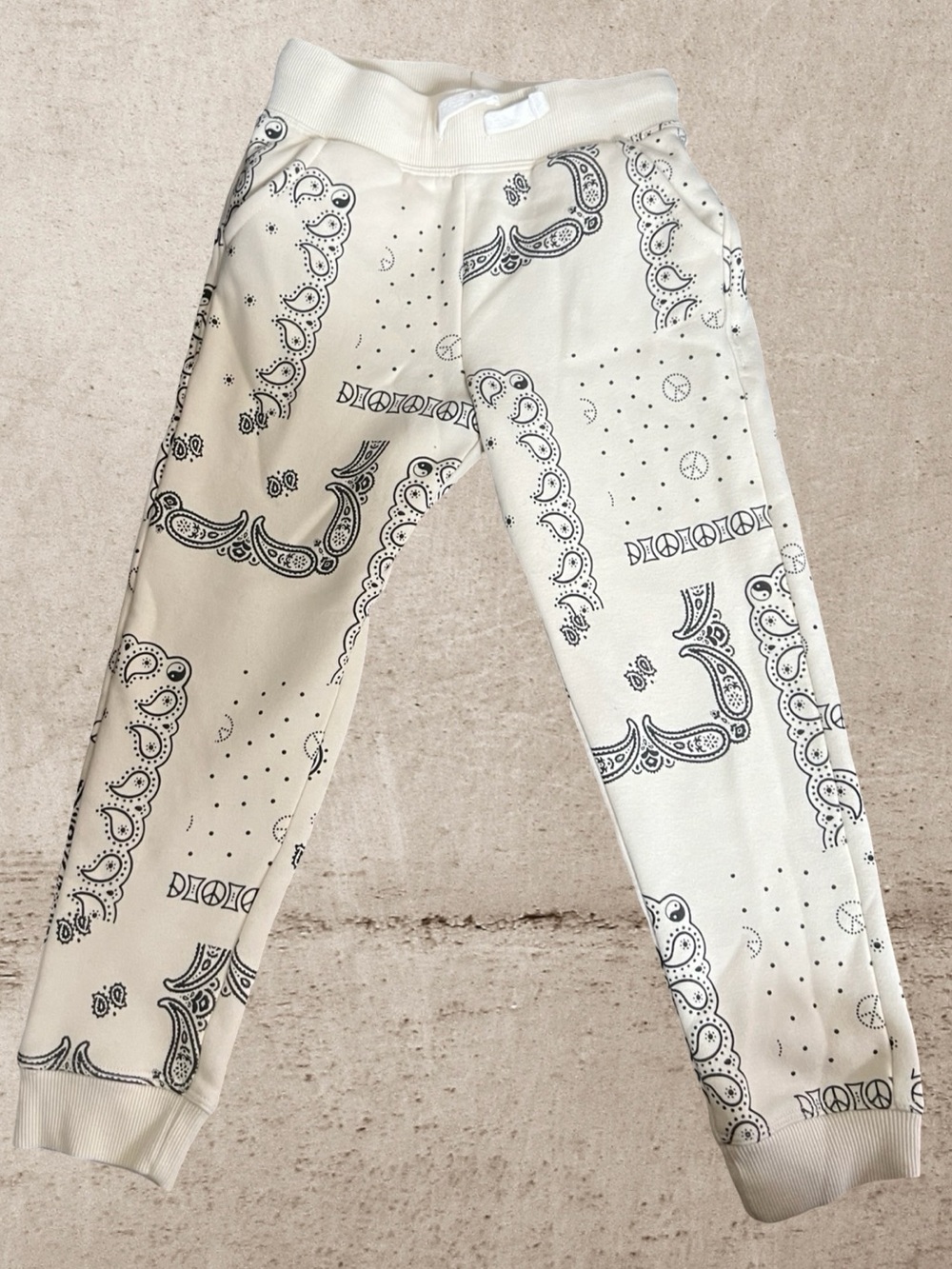 LC Bandana Print Jogger Pants Organic Cotton Fleece